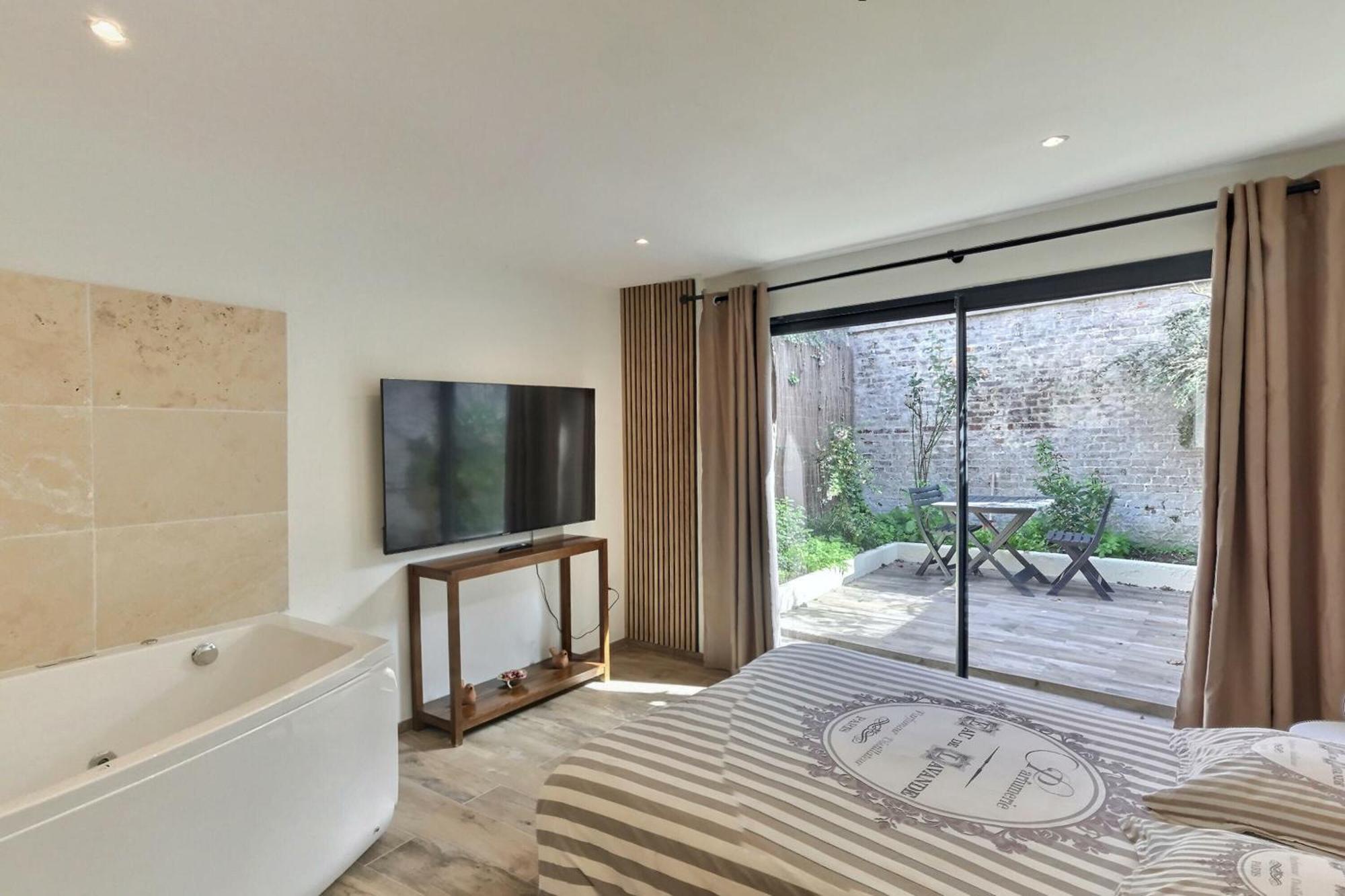 Bel Appartement Rdc Detente Balneo & Cine & Terrasse Proche Centre Gare อาเมียงส์ ภายนอก รูปภาพ
